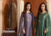 Jasleen By Ibiza Banglory Silk Jacqaurd Designer Salwar Suits Wholesalers In Surat